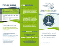 Action Process Servers Trifold Outside